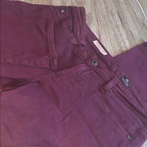 Adriano Goldschmied wine slim straight jeans 27R